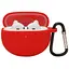Чохол-накладка DK для Oppo Enco Air 1/2 | Silicone Candy Friendly з карабіном (012708) (red) - мініатюра 1
