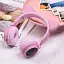Гарнітура Hoco Bluetooth Stereo W27 Cat Ear pink - мініатюра 4