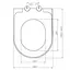 Сиденье для унитаза NKP Inci с крышкой и функцией микролифта 0336 - миниатюра 4