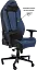 Геймерское кресло GT Racer черное с темно-синим (X-8009 Fabric Dark Blue/Black) - миниатюра 4