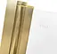 Шторка для ванни Rea Agat-2 80 brushed gold складана REA-W2500, Універсальна, прозорий, золотий - мініатюра 5