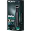 Електробритва Ardesto One blade, Li-Ion, 3 насадки, чорний - мініатюра 8