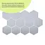 Дзеркальний декор Wall Sticker SW-00002514 акриловий самоклеючий 150х175 мм 12 шт. срібло - мініатюра 2