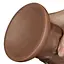 Вибратор Lovetoy Realistic Chubby Dildo 10.5'' 26.6 см коричневый - миниатюра 8