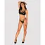 Еротичний комплект під латекс зі стрепами Obsessive Bagirela 2-pcs set S/M - мініатюра 3