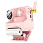 Детская фотокамера с моментальной печатью Hoco DV200 Dual lens Pink - миниатюра 3