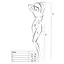 Бодистокинг Passion BS002 имитация чулок и пояса S/M/L white - миниатюра 4