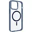 Чохол-накладка DK для Apple iPhone 14 Pro MagSafe Composite Metal Edge (light blue) - мініатюра 1