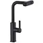 Смеситель для кухни с выдвижным изливом Mixxus Premium Hammer 014 Black MI6954 Черный матовый - миниатюра 1