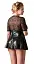 Міні-сукня Cottelli Collection Vinyl Lack Wetlook Latex XL чорний - мініатюра 3