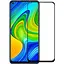 Захисне скло Tempered Glass 3D Full Glue Xiaomi Redmi Note 9 / Redmi 10X black - мініатюра 1
