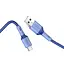 Кабель Hoco Micro USB Prime charging data cable X65, 1м синий - мініатюра 1