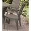 Стул садовый пластиковый Keter Santorini бежево-серый - миниатюра 5