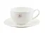 Чашка кавова з блюдцем порцелянова Tudor Сітка 90 мл біла (TU1843) - мініатюра 1