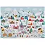 Пазлы трехслойные Interdruk в квадратной коробке Christmas Village 250 шт. (376282) - миниатюра 2