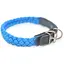 Нашийник для собак Zoo-hunt капроновий ок 2,0 см 30-38 см коса синій - мініатюра 1