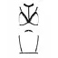 Бюстгальтер-стрепи з чокером Shelly Bra black - Passion Exclusive 2XL/3XL - мініатюра 5