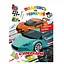Книжка Раскраска "Посмотри и раскрась Суперкары" Апельсин РМ-44-03 с подсказками в середине - миниатюра 1
