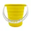 Детское ведро для песочницы "Среднее" Bambi S0009(Yellow) желтый 14 см - миниатюра 1