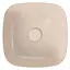 Умивальник на стільницю Cersanit Larga квадратний 38x38 бежевий матовий K677-057 - мініатюра 2