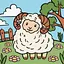Картина по номерам для детей "Баранчик" Ideyka 25х25 см КНО9075 - миниатюра 1