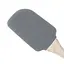 Лопатка кухонная силиконовая с деревянной ручкой 22.5 см, Profsil Серый 87192 - миниатюра 4