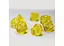 Набір кубиків Transparent 7 Dice Set - Yellow , 7 шт. (g7dtran04) - мініатюра 3