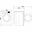 Стирально-сушильная машина Whirlpool фронтальная 8(6) кг 1400 A 60 см дисплей пара инвертор белый - миниатюра 5