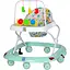 Детские ходунки Bambi M 0541C-10 с регулируемой высотой, дугой с подвесками, музыкой и светом, бирюзовые - миниатюра 1