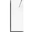 Душевая перегородка Qtap Walk-In Standard BLM209.C8 90x200 см, стекло Clear 8 мм, покрытие CalcLess, прозрачный, черный - миниатюра 1