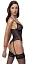 Эротическое боди Cottelli Collection Crotchless S черный - миниатюра 2