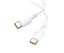Кабель PD Borofone BX19 Double-speed Type-C to Lightning 20W белый - миниатюра 1