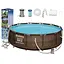Басейн каркасний 56709 фільтр-насос, сходи, в коробці - мініатюра 2