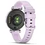 Смарт-часы Garmin Lily 2 сиреневый металлик с силиконовым ремешком светло-фиолетового цвета - миниатюра 2