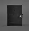 Кожаная обложка-портмоне для военного билета 15.0 Черная - миниатюра 1