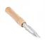 Нож экономка для чистки овощей с деревянной ручкой 18.5 см, Kitchette 84168 - миниатюра 1