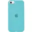 Чехол Epik Silicone Case Full Protective AA для Apple iPhone SE 2020/7/8 4.7 Бирюзовый/Marine Green - миниатюра 1