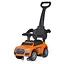 Дитяча каталка-толокар M 5045L-7 помаранчевий, з батьківською ручкою - мініатюра 1