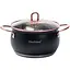 Набор кастрюль Haus Roland из нержавеющей стали 6,1/2,6/3,6 л, черный HP33525B - миниатюра 4