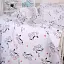 Комплект постільної білизни MirSon Бязь 20-0040 Cute white zebra 143x210 см білий (2200010271898) - мініатюра 3