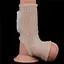 Насадка на пенис Lovetoy Vibrating Drip Knights Ring with Scrotum Sleeve 13 см белый - миниатюра 4