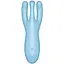 Клиторальный смарт вибратор Satisfyer Threesome 4 Blue с тремя пальчиками - миниатюра 1