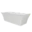 Ванна отдельностоящая матовая Amdcon Sparta 173x73 из литого камня SPARTA_173_MAT Белый матовый - миниатюра 7