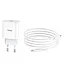Зарядное устройство Hoco C76A Plus Speed ​​Source PD 20 W блок быстрый + кабель Type-C to Lightning - миниатюра 3