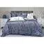 Комплект постельного белья Soho Lounge Eleganze Blue Евро 200x230 см бело-синий (A130157) - миниатюра 1