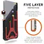Оригинальный противоударный чехол UAG Monarch для iPhone 11 Pro (5.8") Crimson 111701119494 - миниатюра 10