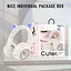 Дитячі бездротові Bluetooth навушники AZK-01 з RGB підсвічуванням і вбудованим мікрофоном Бежевий - мініатюра 2