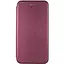 Шкіряний чохол-книжка Classy для Samsung Galaxy A21s Бордовий - мініатюра 1