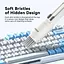 Набір для очищення девайсів ESSAGER 5 in 1 cleaning brush White and Grey (EQJ05-QF02) - мініатюра 4