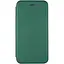 Кожаный чехол-книжка Epik Classy для Xiaomi Redmi 12 Зеленый - миниатюра 1
